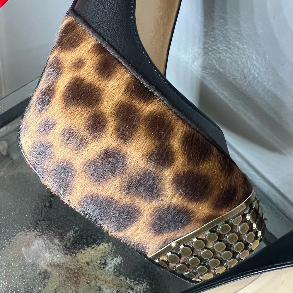 Christian Louboutin Maggie Pony Leopard Heels - Picture 13 of 16